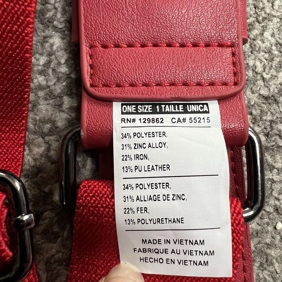 Nike Youth Baseball Softball‎ Belt Youth One Size Red Adjustable - Picture 3 of 3